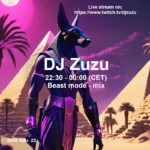 Dj Zuzu Beast mode mix event flyer 20240223