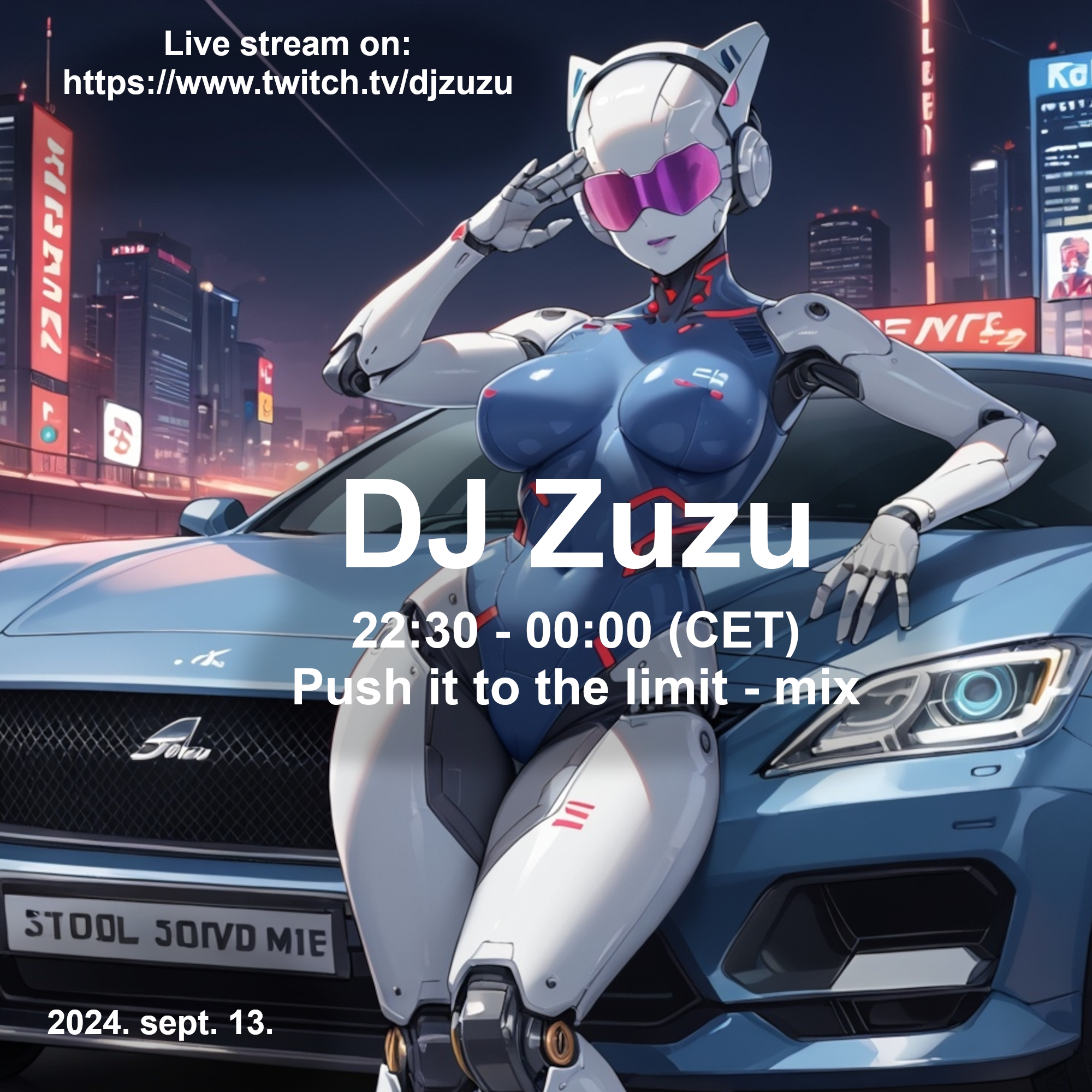 Dj Zuzu Push it to the limit event flyer 20240913