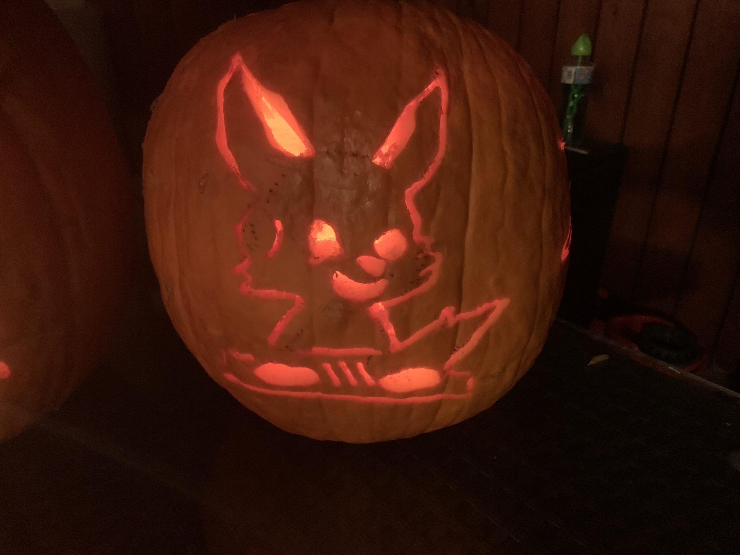 Zuzu Pumpkin carving